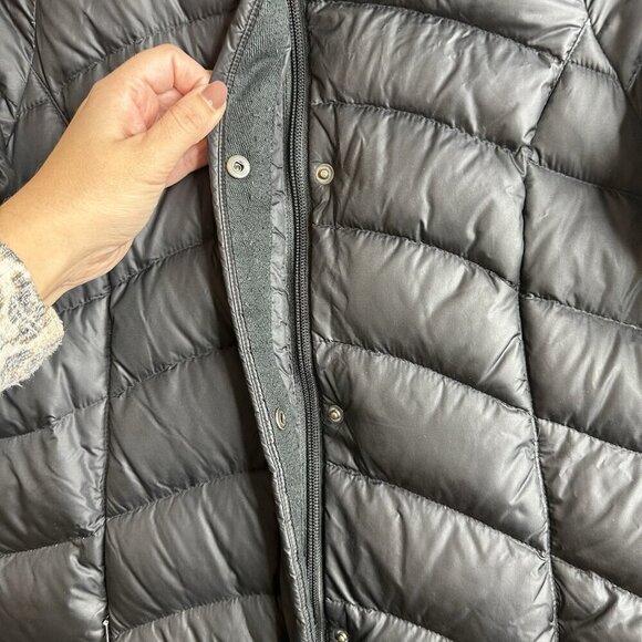 The North Face Long 600 Down Insulated Jacket Womens Black Small Parka Outdoor - Picture 7 of 16